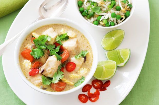 Resep Makan Malam Hari ini, Green Thai Fish Curry