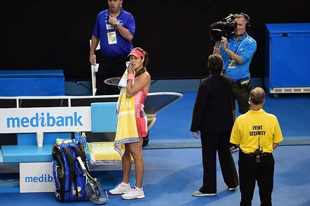 Pelatih Kolaps, Laga Ana Ivanovic vs Madison Keys Dihentikan