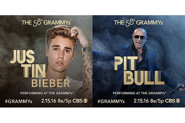 Justin Bieber & Pitbull Akan Ramaikan Grammy Awards ke-58