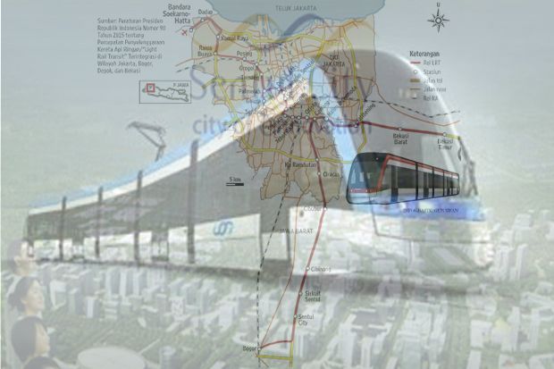 Kehadiran LRT Dukung Pengembangan Kota Mandiri