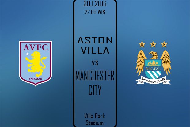 Preview Aston Villa vs Man City: Bagai Laga Bumi dan Langit