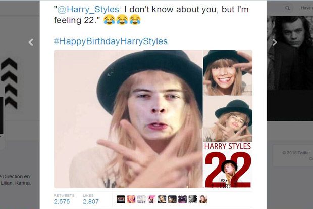 Tweet Lagu Mantan, Ultah 22 H-Styles Banjir Meme Ejekan Netizen