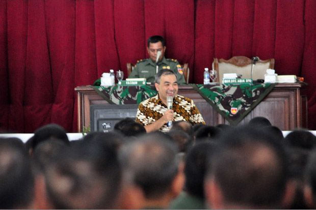 Anggota TNI Jangan Mengagungkan Pangkat dan Jabatan