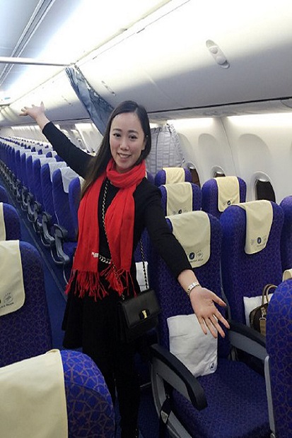 Mudik Imlek, Wanita Ini Penumpang Tunggal Pesawat China