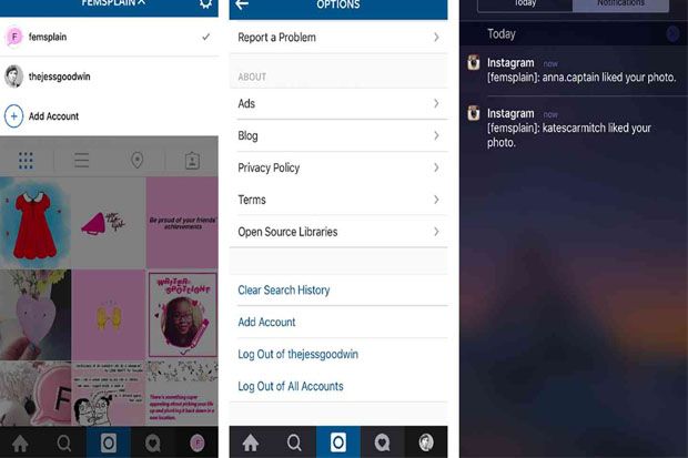 Instagram Uji Coba Multi Akun di Platform iOS