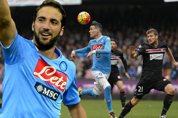 Napoli Jaga Jarak dari Juventus Lewat Eksekusi Penalti Higuain
