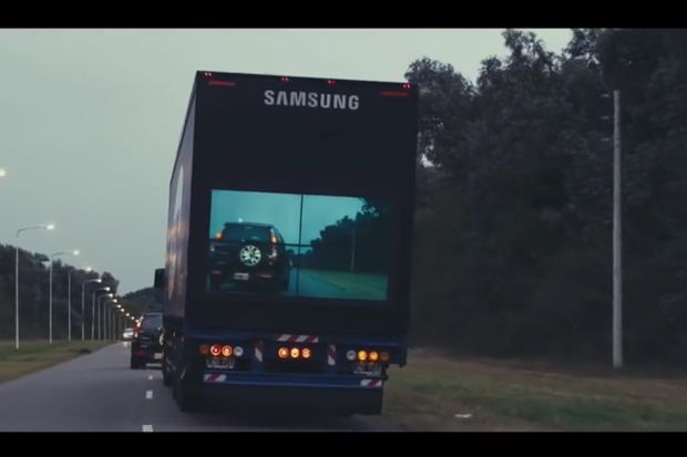 Samsung Kembangkan Monitor Keselamatan pada Truk Trailer