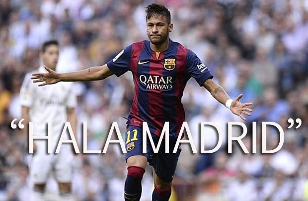Neymar Disebut Pernah Ucapkan Hala Madrid