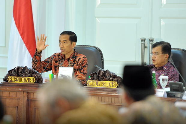 Jokowi Sentil Menteri Kabinet Kerja di Sidang Paripurna