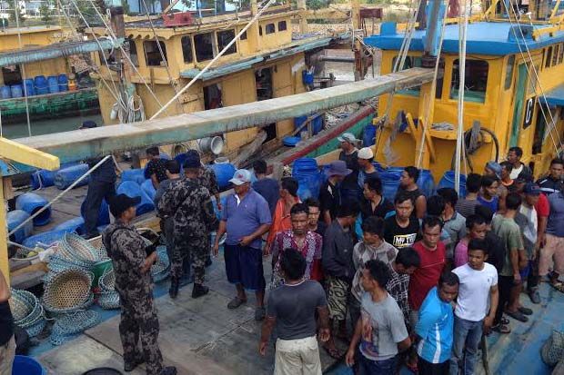 7 Kapal Malaysia Mencuri 10 Ton Ikan di Perairan Indonesia