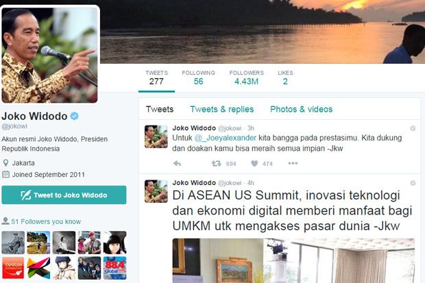 Jokowi Akan Sambangi Kantor Twitter