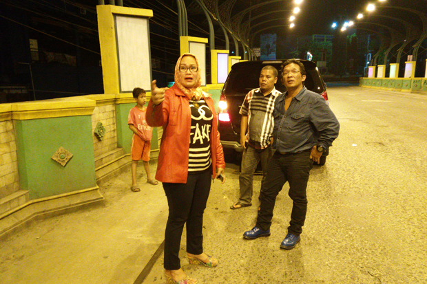 Jembatan Rusak dan Penuh Tulisan Jorok, Ketua DPRD Padangsidimpuan Kecewa