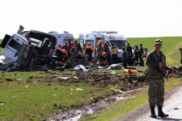 Lagi, Ledakan Bom Hantam Kendaraan Militer Turki