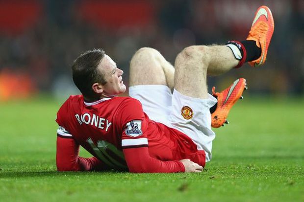 United Terpukul Rooney Cedera, Ini 11 Laga yang Dilewatkan Sang Kapten