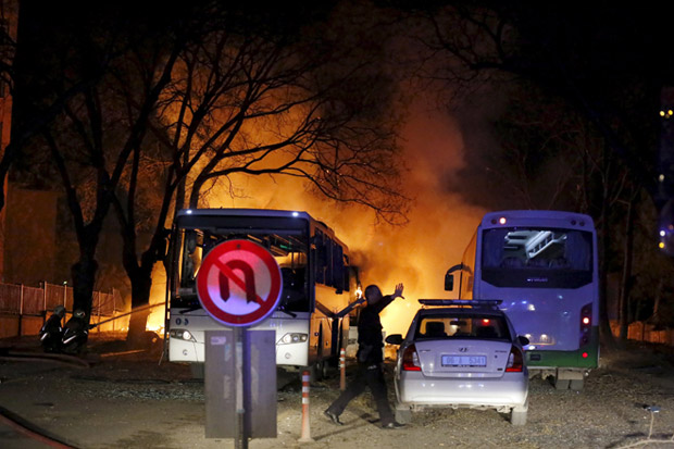 Pasca Bom Ankara, Turki Tahan 17 Orang