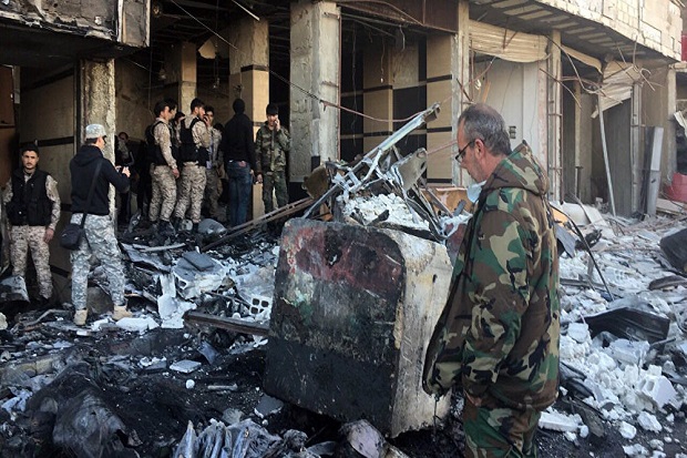 Ledakan Dahsyat Guncang Damaskus, Puluhan Tewas