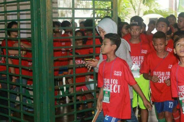 Anak-anak Marjinal Meriahkan Jambore Futsal Anak (JFA)