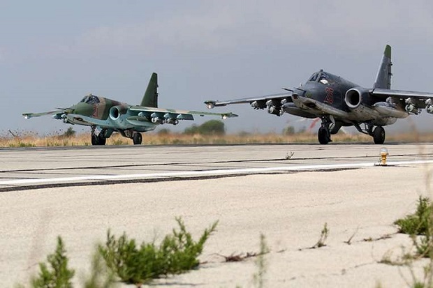 Rusia Kandangkan Jet Tempurnya di Suriah