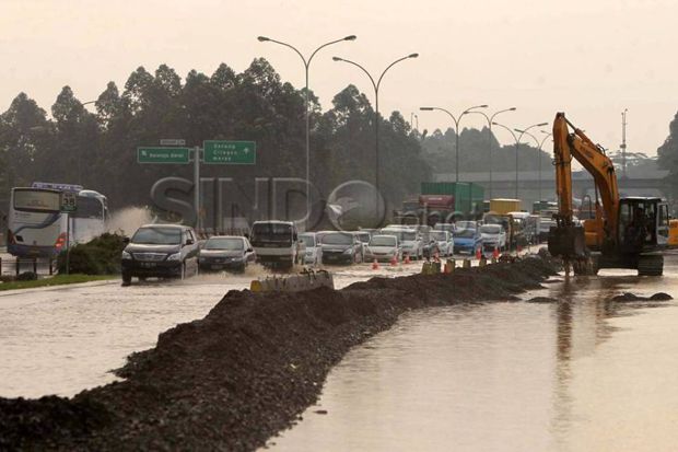 Antisipasi Banjir di Tol Tangerang-Merak, BPBD Pantau Bendungan Pamarayan