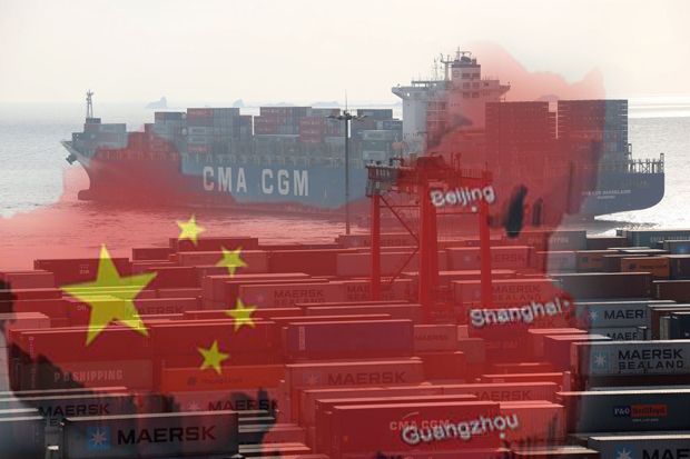 Ekspor China Februari Jatuh Terendah dalam Enam Tahun