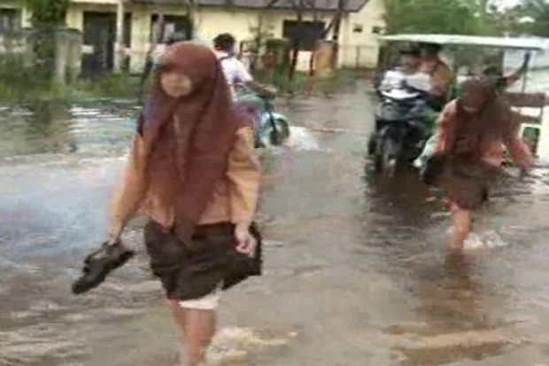 Diguyur Hujan Semalaman, Lima Desa Terendam Banjir