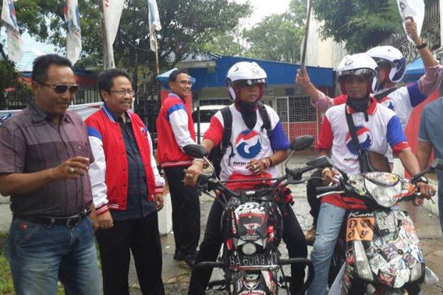 Kampanye Safety Riding, Perindo Sumbar Lepas Ghost Rider Indonesia
