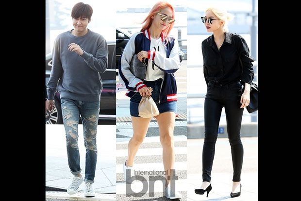 Ada Apa ya Lee Min Ho bersama Wonder Girls di Bandara Incheon?