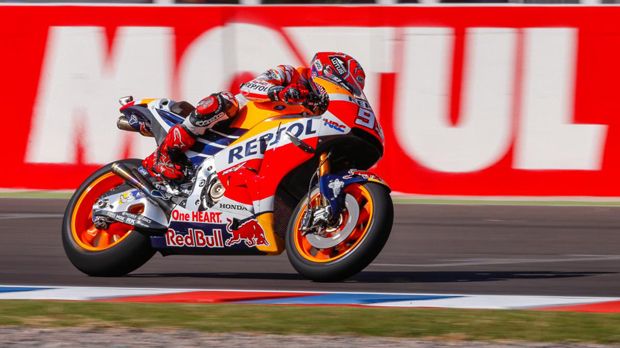 Tabrakan Duo Ducati Warnai Kemenangan Marquez di GP Argentina