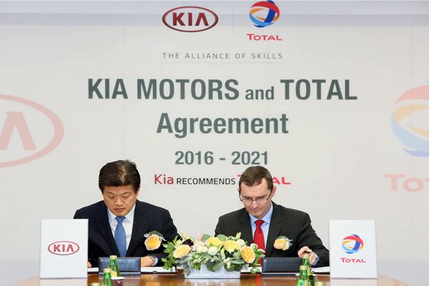 Total Tetap Menjadi Pelumas Produk Kia Motors Corporation