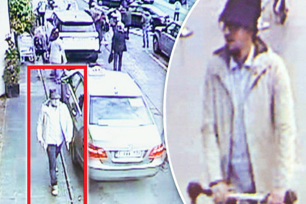 Rekaman CCTV Tunjukkan Pelaku Bom Brussels Melarikan Diri