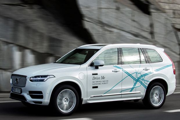 Volvo Uji Coba 100 Mobil Otonom di Jalan Umum