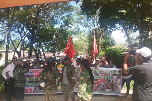 Dicegah TNI-Polri, Massa KNPB Sorong Balik ke Markas