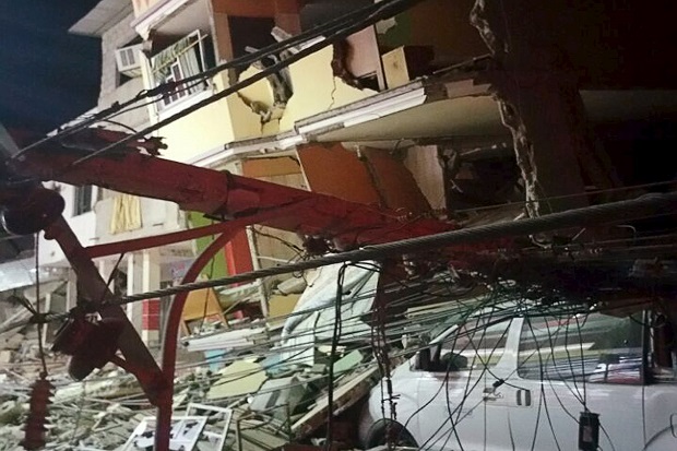 Gempa Dahsyat Gucang Ekuador, Puluhan Tewas