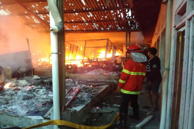 Polisi Selidiki Kebakaran di Pasar Bendungan Kulonprogo