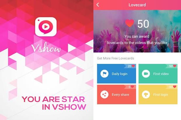 Vshow Aplikasi Mobile untuk Berbagi Video Pendek di Indonesia
