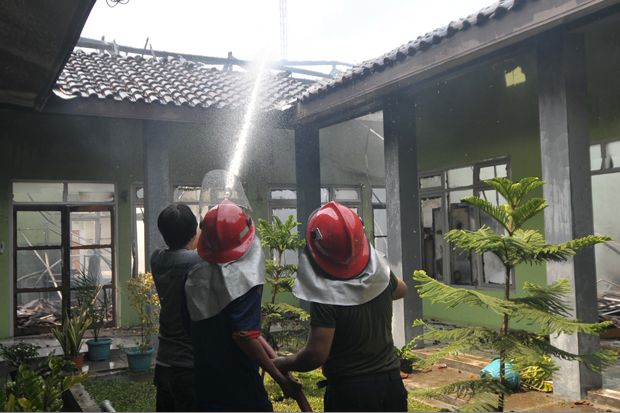 Didahului Ledakan, Puskesmas Tegal Barat Kota Tegal Terbakar
