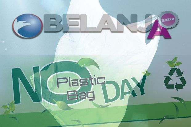 Koran SINDO Kampanye No Plastic Bag di Car Free Day