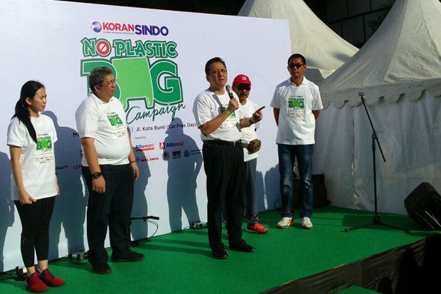 Irman Gusman Apresiasi Kampanye No Plastic Bag Koran SINDO