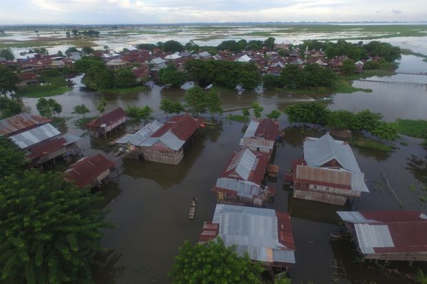 Ratusan Rumah di Sidrap Terendam Banjir, Begini Penampakannya