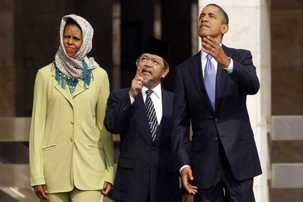 Kenangan Tak Terlupakan KH Ali Mustafa Yaqub Bertemu Barack Obama