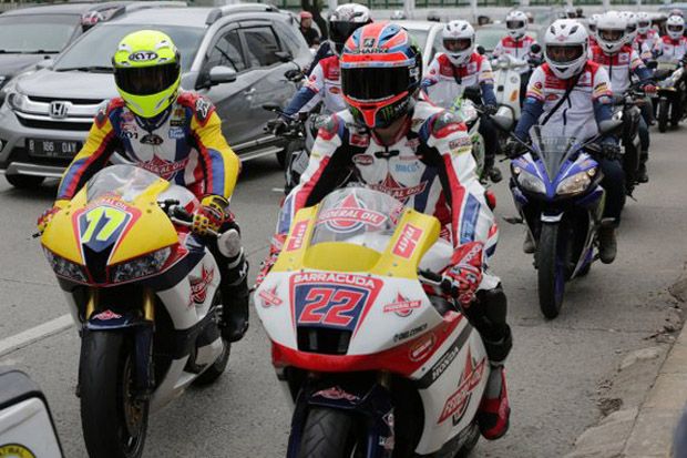 Pembalap Moto2 Girang Bisa Rasakan Macetnya Jakarta