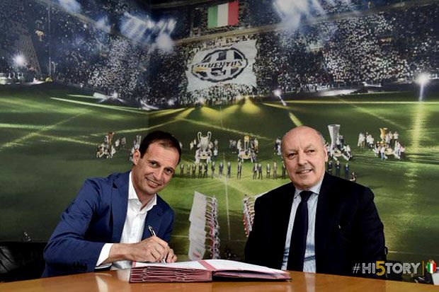 Juventus Resmi Ikat Allegri Hingga 2018
