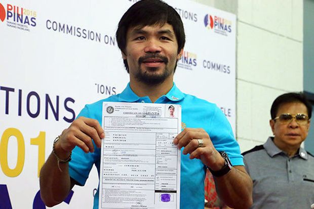 Manny Pacquiao Menang Hitung Cepat Pemilu Filipina