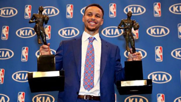 Stephen Curry Pertahankan Gelar MVP NBA