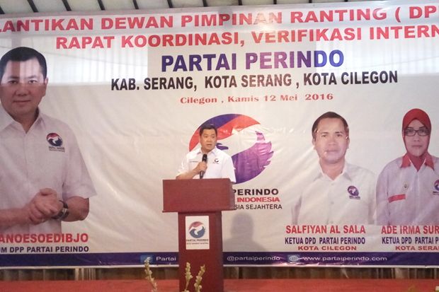 Pesan HT kepada Pengurus DPRt Partai Perindo Dapil Banten II