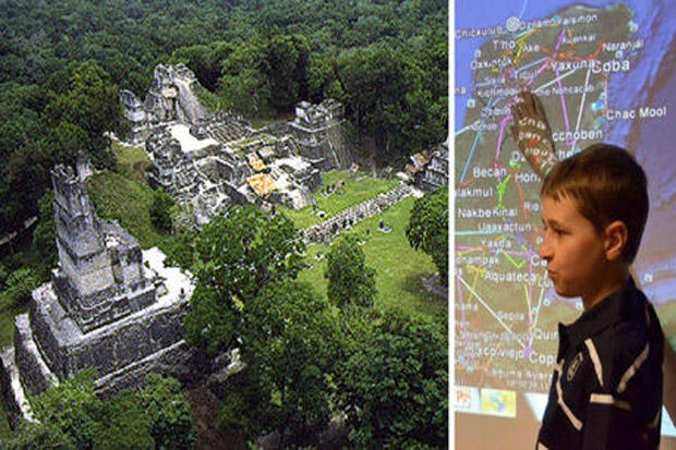 Bocah Kanada Temukan Kota Kuno Suku Maya