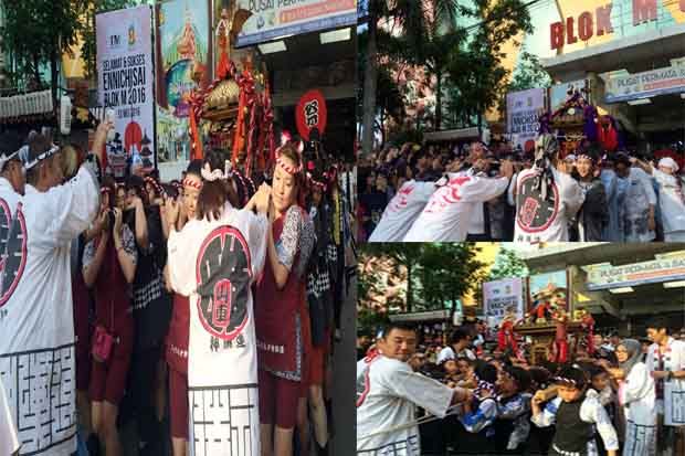 Parade Omikoshi Sukses bikin Blok M jadi Kota Tokyo