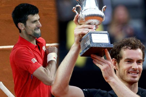 Novak Djokovic Rela Dipermalukan Andy Murray di Roma