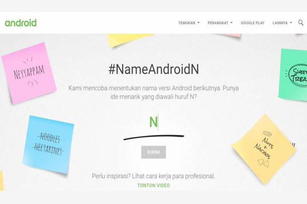 Google Minta Bantuan Netizen untuk Pilih Nama Android Baru