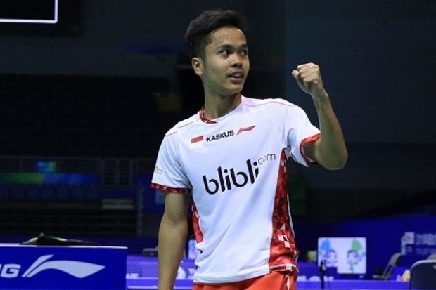 Anthony Ginting Cetak Angka, Tim Thomas Indonesia Tatap Final